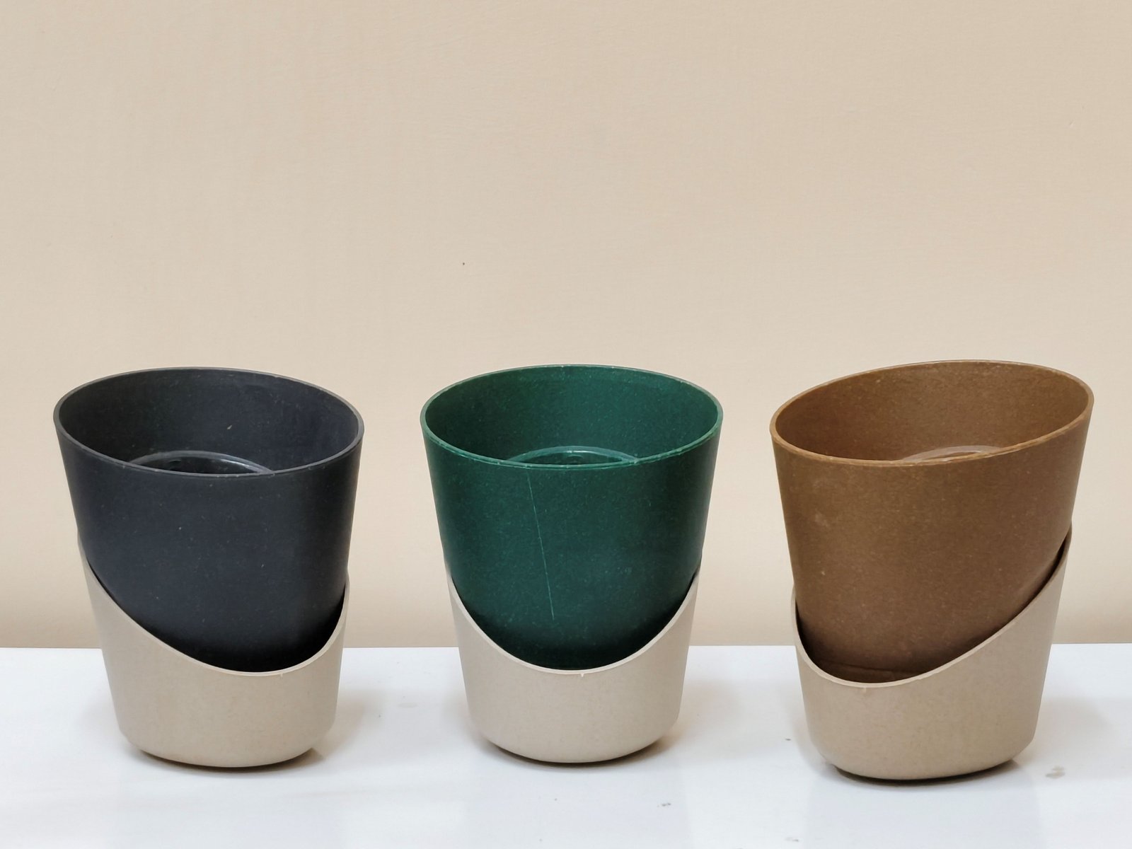 Earth-Friendly Planters EcoBloom 4 Inch set of 3