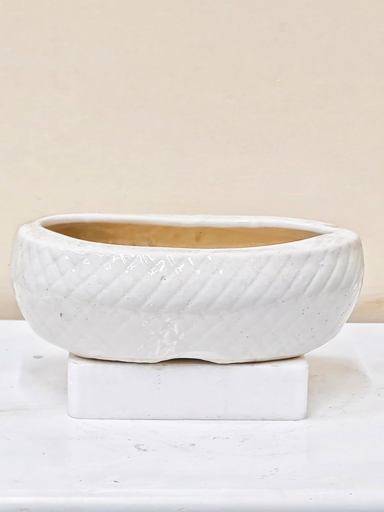 Glossy Finish Ceramic Bonsai Pots