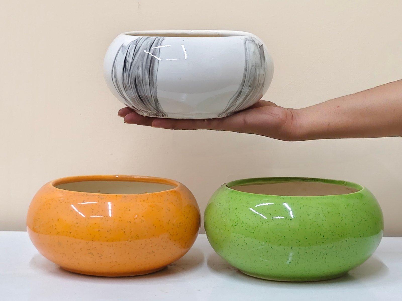 Multicolor Pottery Ceramic Bonsai Planters Pot 1 pic