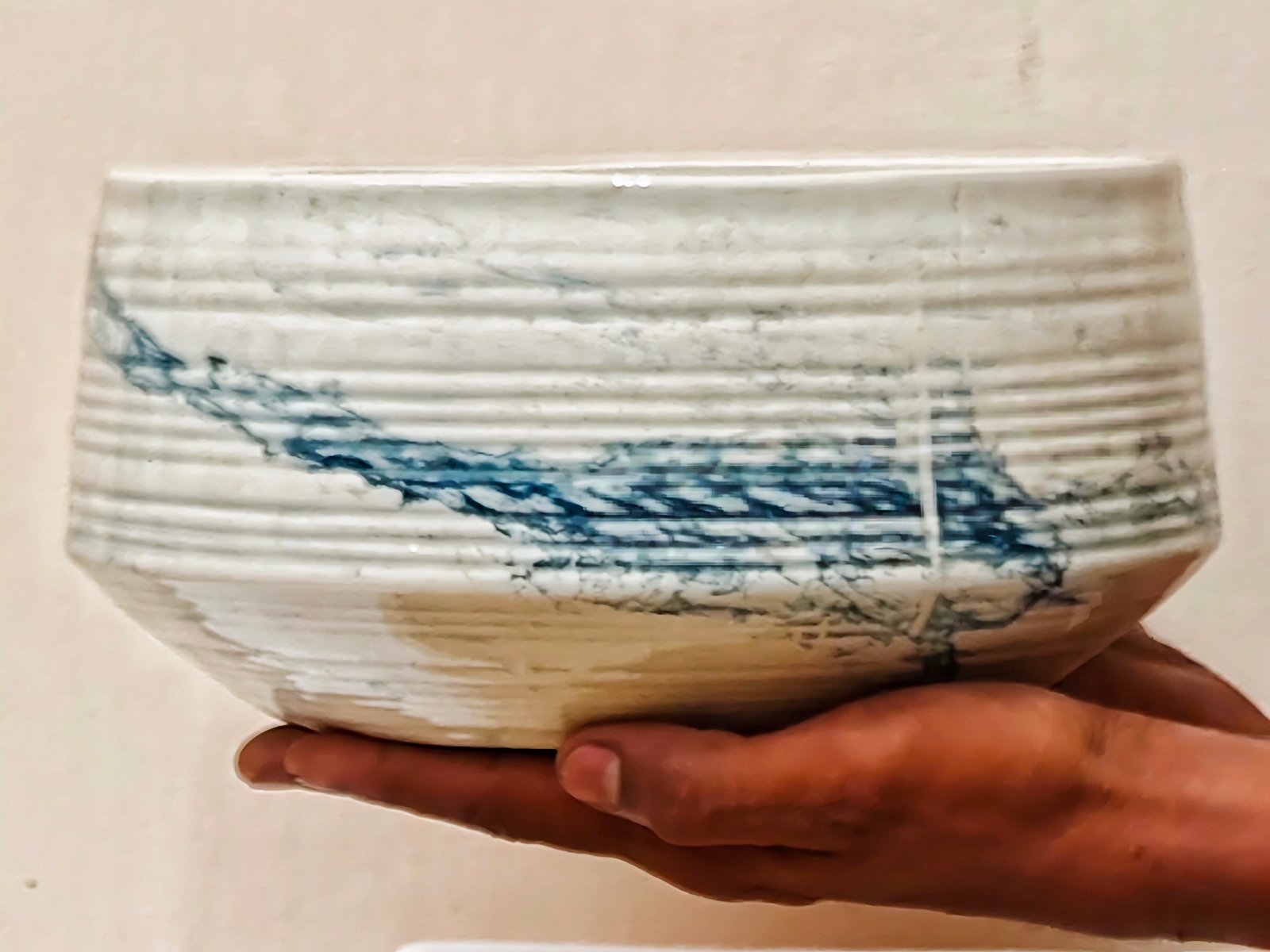 Stone Design Pottery Ceramic Bonsai Pots 1 pic